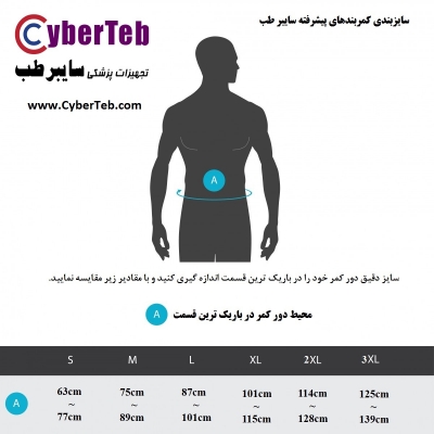 کمربند طبی پیشرفته قرقره ای سایبرتک Comprehensive LSO