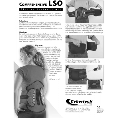 کمربند طبی پیشرفته قرقره ای سایبرتک Comprehensive LSO
